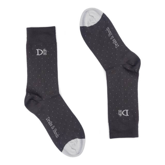 Black & Silver ''Starry Night'' Organic Cotton Socks