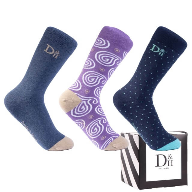 Special Occasion Sock Gift Pack Selection - 3 Pack of Socks