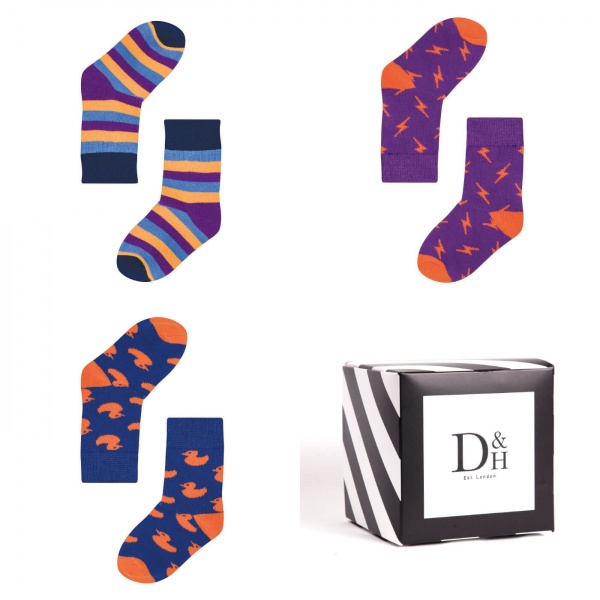 Baby Sock Selection - 3 Pack of Socks with Gift Box