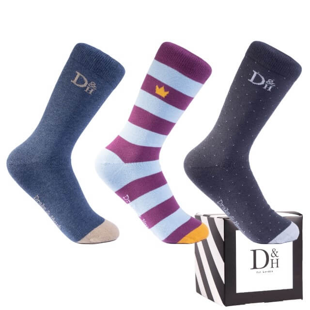 Biz'ness Sock Gift Pack Selection - 3 Pack of Socks