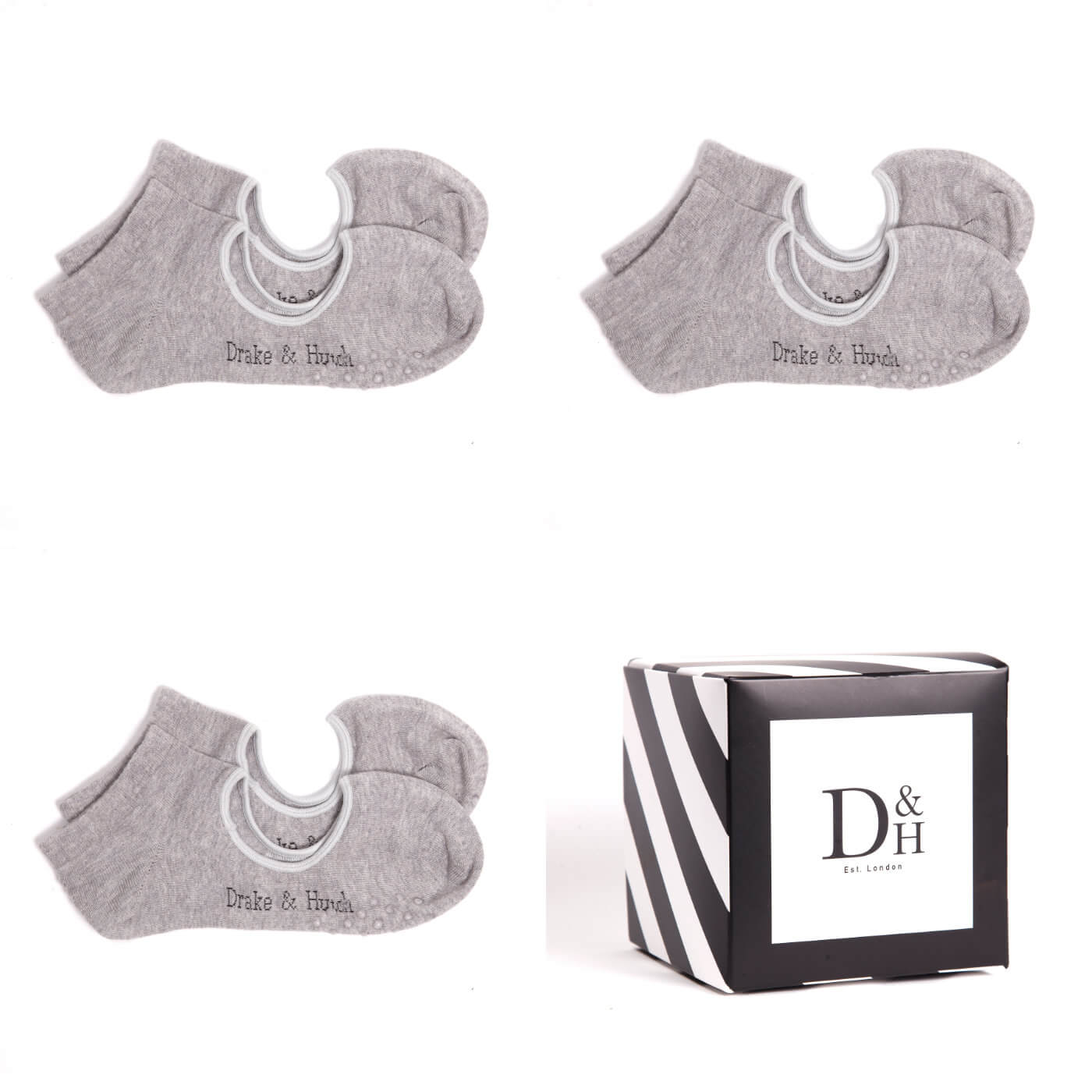 Yoga Socks - 3 Pack of Socks with Gift Box